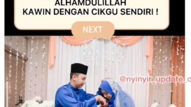 Murid Kerap Ajak Foto Bareng Bu Guru, Kisahnya Berakhir di Pelaminan