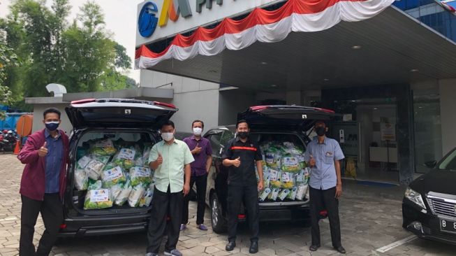 Bantuan Covid-19 oleh PT PFI Mega Insurance (dok. PT PFI Mega Insurance)