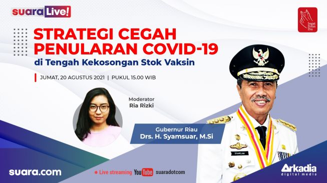 SuaraLive!: Strategi Cegah Penularan Covid-19 di Tengah Kekosongan Stok Vaksin