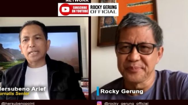 Rocky Gerung sebut Jokowi kodok. (Youtube/Rocky Gerung Official)