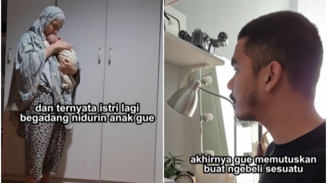 Tak Tega Lihat Istri Begadang Demi Anak, Suami Langsung Beli Alat Bantu Tak Terduga