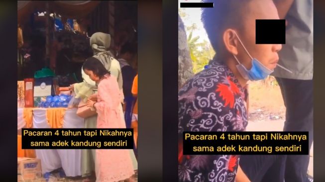 Pacaran 4 Tahun, Pria ini Saksikan Kekasihnya Menikah dengan Adik Sendiri