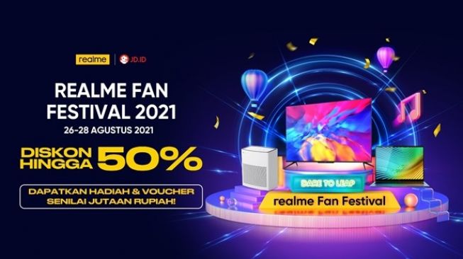 Realme Fan Fest 2021. [JD.ID]