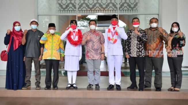 Kisah Anggota Paskibraka Asal Riau, Disiplin dan Giat di Tengah Pandemi