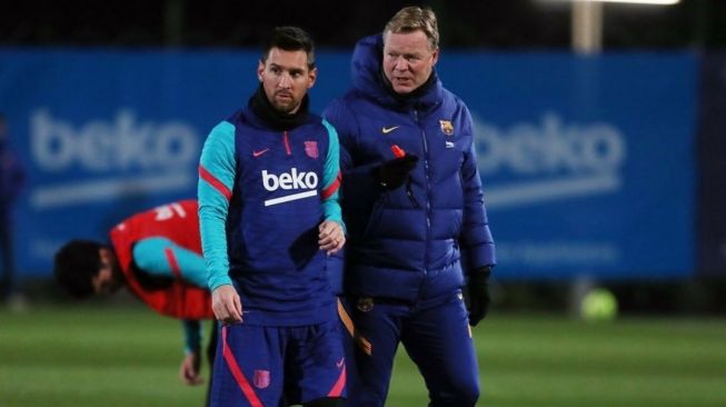 Imbang Lawan Bilbao, Ronald Koeman Akui Barcelona Rindu Lionel Messi