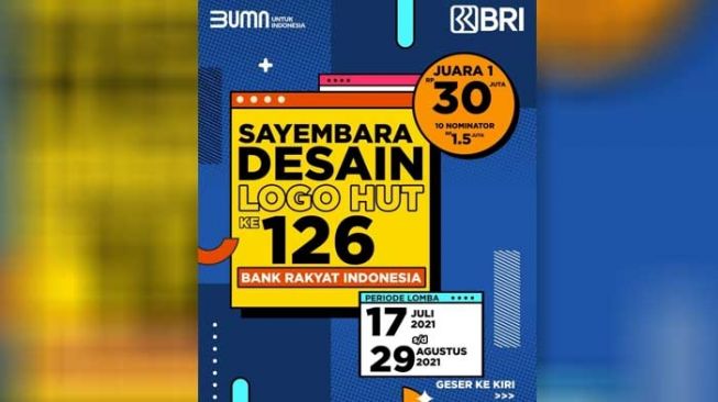 Yuk Ikutan, BRI Adakan Sayembara Desain Logo dengan Total Hadiah Rp 45 Juta