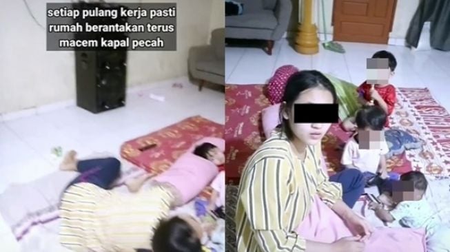 Suami Pulang Nongkrong Ngamuk karena Rumah Berantakan, Istri Cuma Tidur sambil Urus Anak