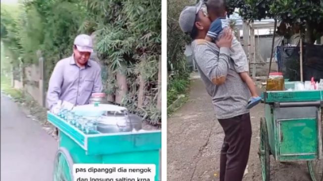 Video Pedagang Direkam Istri saat Dorong Gerobak Jualan Viral, Kini Ketiban Rezeki Nomplok