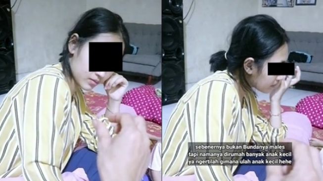 Viral Suami Marahi Istri yang Kelelahan Urus 3 Anak Berakhir Tak Terduga. (TikTok/@ahmedkidding)