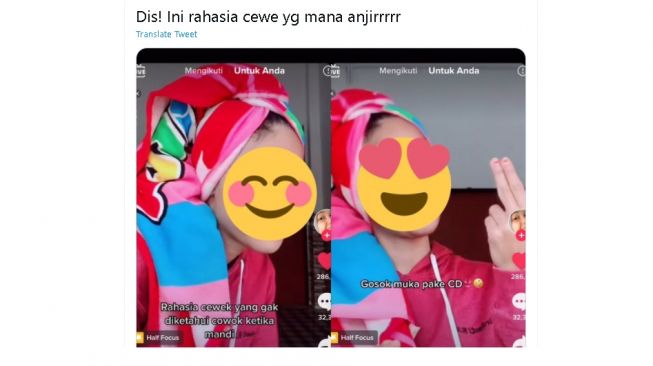 Wanita bongkar rahasia cewek saat mandi 