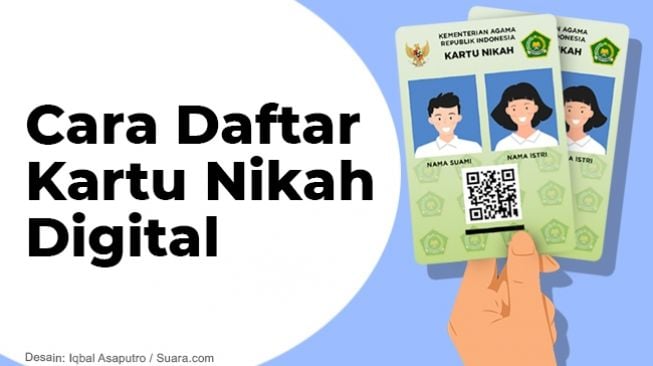 INFOGRAFIS : Cara Daftar Kartu Nikah Digital