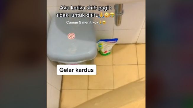 Karyawan bongkar rutinitas saat shift pagi (tiktok)