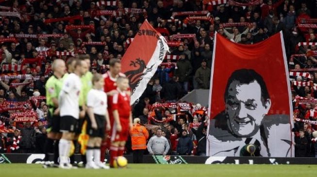 Liverpool mengenang pelatih legendaris mereka, Bob Paisley. [AFP]