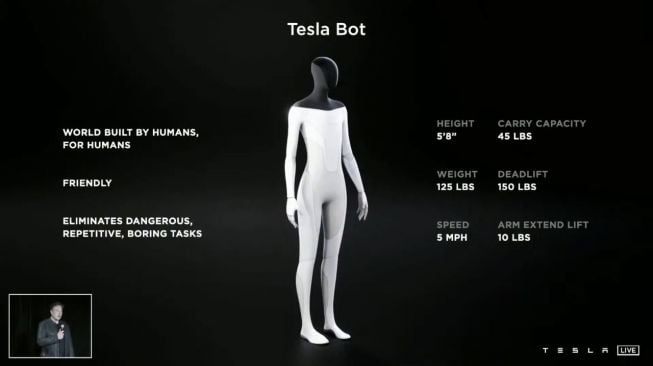 Elon Musk Mau Ciptakan Robot Mirip Manusia, Diklaim Berdampak Besar bagi Perekonomian