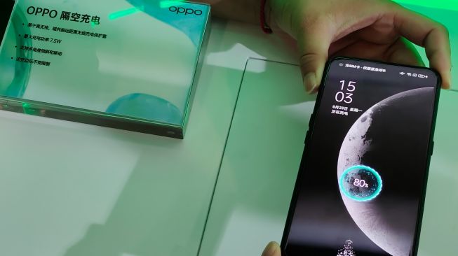 Pengisian nirkabel Oppo, MagVOOC.  [Weibo]