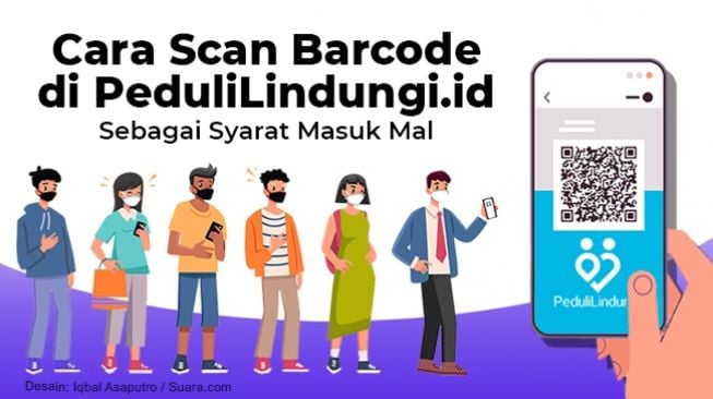 Mau ke Mal? Baca Dulu Infografis Cara Scan Barcode di PeduliLindungi