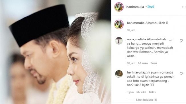 Unggahan Bani Maulana dan Lulu Tobing [Instagram/@banimmulia]