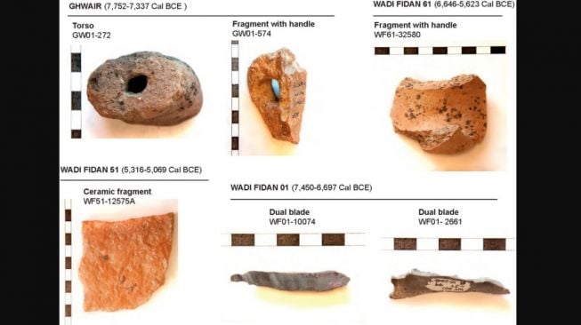 Artefak kuno pengukur medan magnet Bumi. [PNAS]