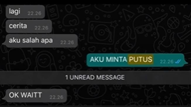 Cewek minta putus malah ditransfer uang Rp 16 juta. (Tiktok/@zuizey)