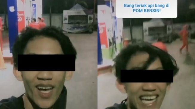 Viral Cowok Prank Petugas SPBU Teriak Ada Api, Berakhir Kena Karma Instan