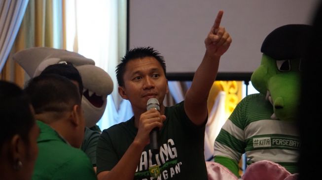 Presiden Persebaya Surabaya Azrul Ananda [Foto: Beritajatim]