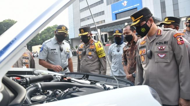 Semangat Peparnas XVI - PON XX Papua 2021, Korlantas Polri Kirim 51 Unit Mobil dan Motor