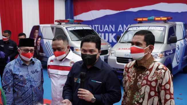 Taspen Serahkan 4 Unit Ambulans untuk Mendukung Tugas dan Fungsi BP2MI