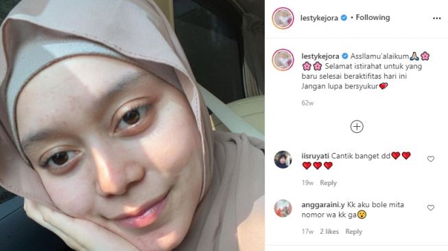 Lesti Kejora tanpa make up. [Lesti Kejora tanpa make up]