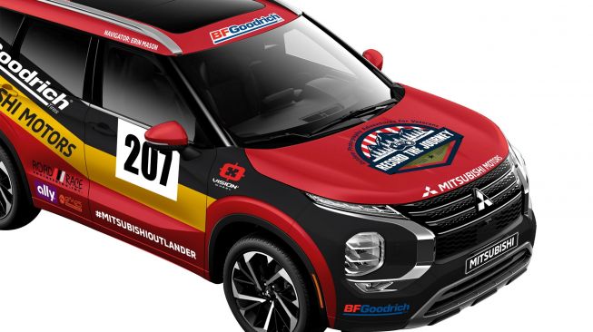 Mitsubishi Outlander 2022 untuk Rebelle Rally 2021 [Mitsubishi Motors via Autoevolution].