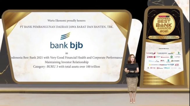 Best Bank 2021 with Very Good Financial Health and Corporate Performance: Mantaining Investor Relationship. (Dok: bank bjb)