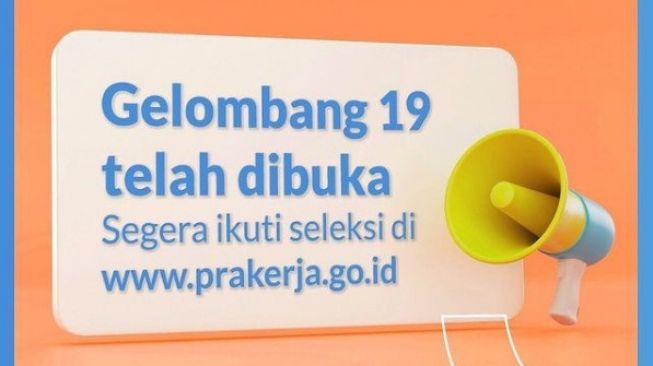 Buruan Daftar, Kartu Prakerja Gelombang 19 Hanya Dibuka Beberapa Hari