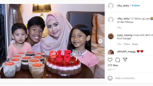 Potret Rifky Arnanda Putra Kiwil. [Instagram/rifky_delta]