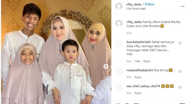 Potret Rifky Arnanda Putra Kiwil. [Instagram/rifky_delta]