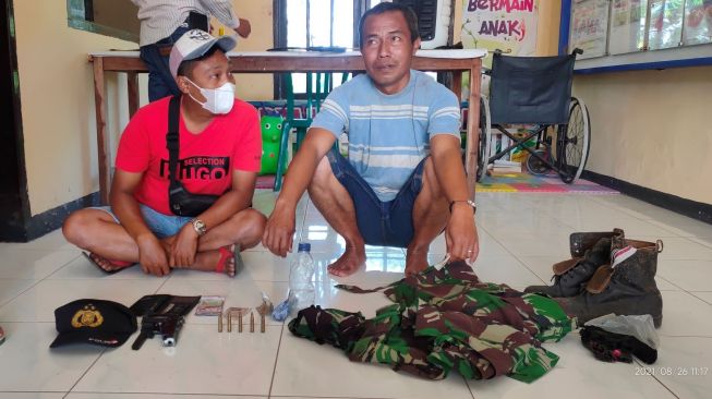 TNI Gadungan di Jember Diringkus, Kedapatan Bawa Pistol dan Amunisi