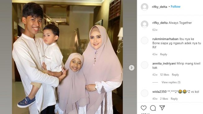 Potret Rifky Arnanda Putra Kiwil. [Instagram/rifky_delta]