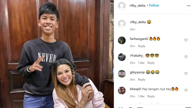 Potret Rifky Arnanda Putra Kiwil. [Instagram/rifky_delta]