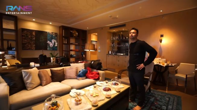 Potret hotel Raffi Ahmad di Turki. (YouTube/RANS Entertainment)