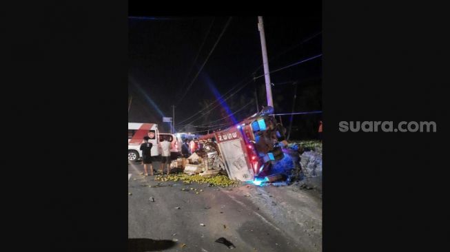 Pulang Jemput Anak Mengaji, Sugiyo Tewas Dihantam Truk dalam Kecelakaan Beruntun