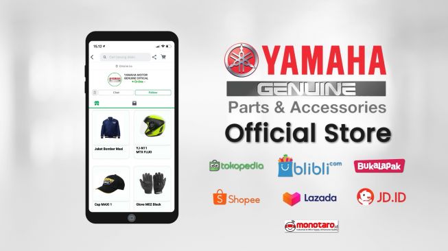 Semakin Praktis, Belanja Spare Part dan Aksesoris Asli Yamaha Bisa Lewat e-Commerce