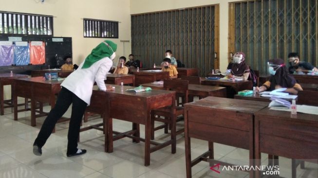 Rindu Berat! Menengok Antusiasme Siswa di Kudus Ikuti Simulasi Pembelajaran Tatap Muka