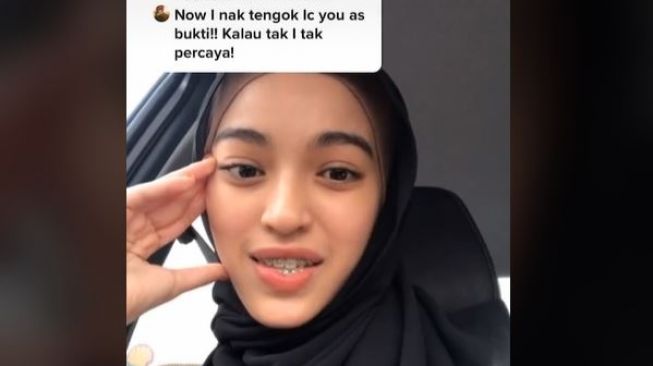 Viral Wanita Punya Nama Queen Sayang (tiktok.com/nurqueensayang)