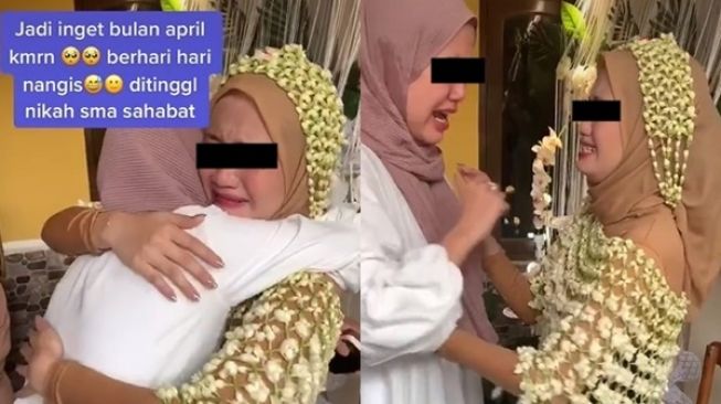 Mengandung Bawang, Video Cewek Nangis-nangis Mau Ditinggal Nikah Sahabat