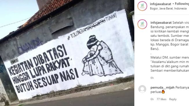 Mural di Bogor viral [@Infojawabarat]