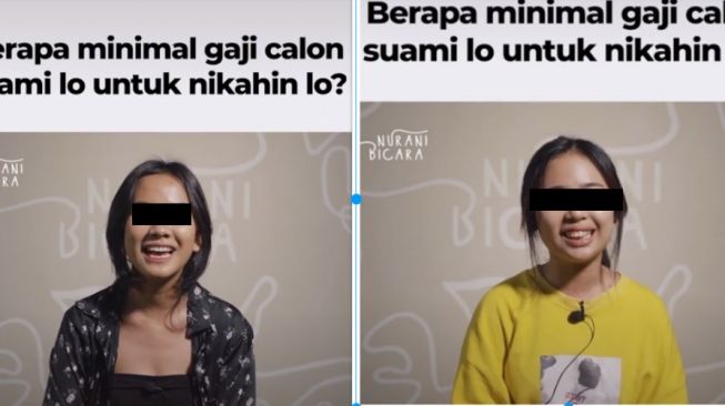 Jawaban beberapa wanita saat ditanya jumlah minimal gaji calon suami (tiktok)