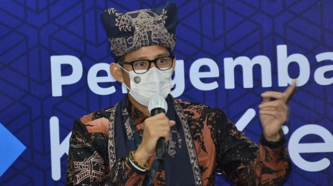 Menteri Pariwisata dan Ekonomi Kreatif (Menparekraf) Sandiaga Salahuddin Uno. [Dok.Covesia.com]