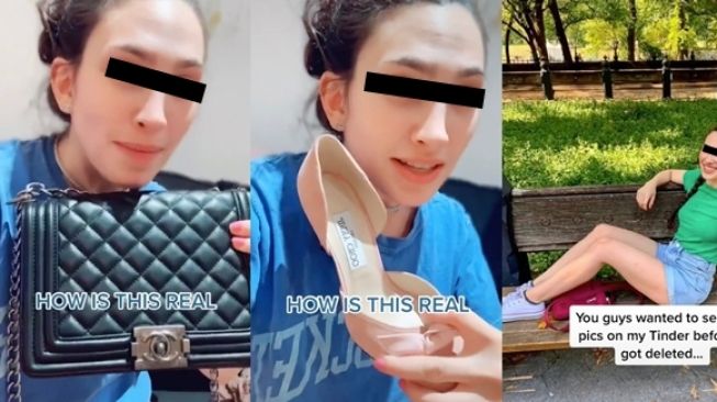 Viral wanita iseng trik viral untuk dapatkan barang branded. (TikTok/@itsjennaharwood)