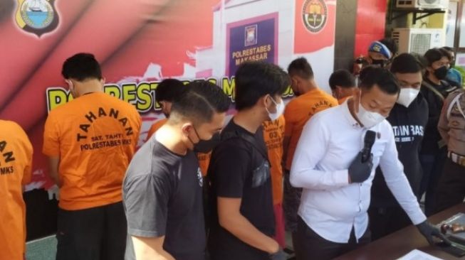7 Tersangka Penculik dan Penganiaya Driver Maxim Makassar Terancam 12 Tahun Penjara