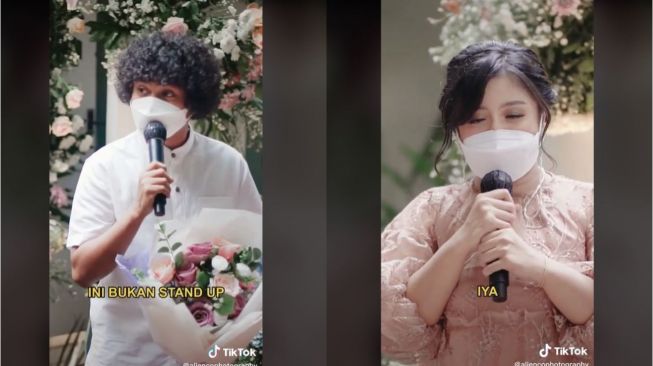 Viral Momen Lamaran Berubah Receh (tiktok.com/@aliencophotography)