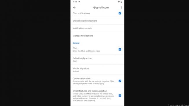 Cara Hilangkan Tab Chat dan Rooms Gmail. [The Verge]