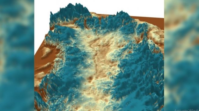 Ngarai terpanjang di dunia ada di Greenland. [Space.com]